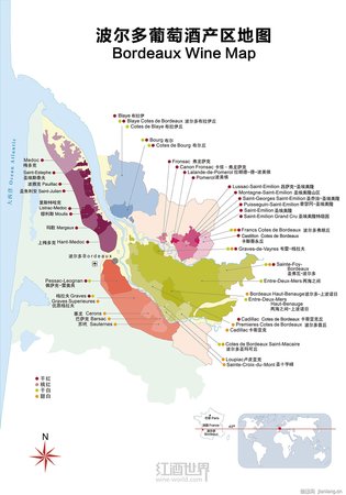 波爾多葡萄酒左岸和右岸(波爾多左岸右岸葡萄酒的區別)